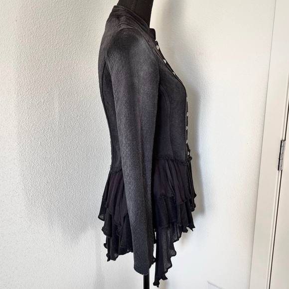 Free People Romantics Black Sz 10 M US - Picture 7 of 9